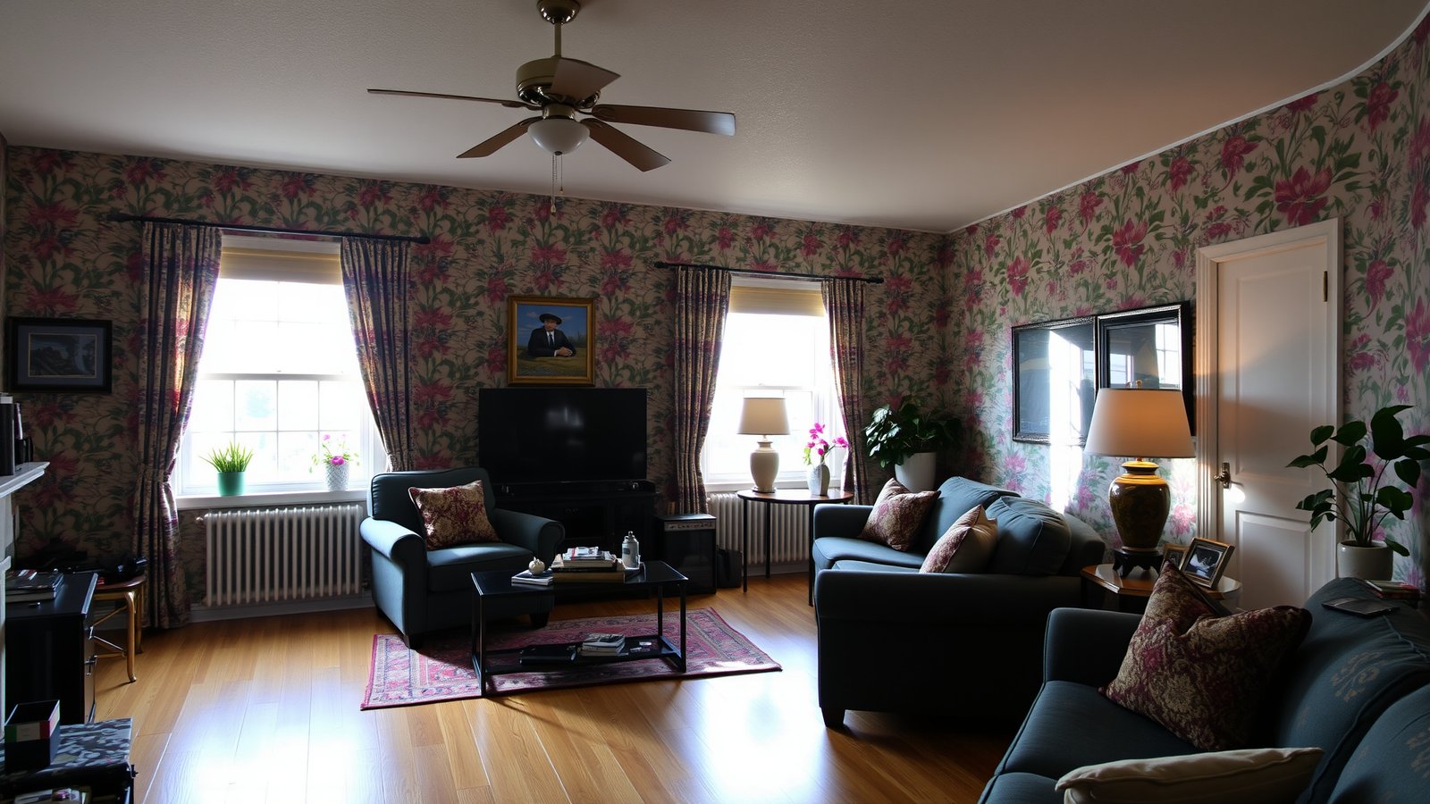 1. Embrace Color with Removable Wallpaper