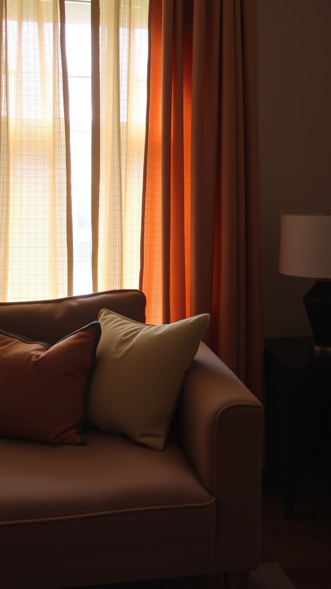 5. Layered Curtains for Depth and Dimension