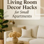 Chic Living Room Decor Hacks for Small Apartments