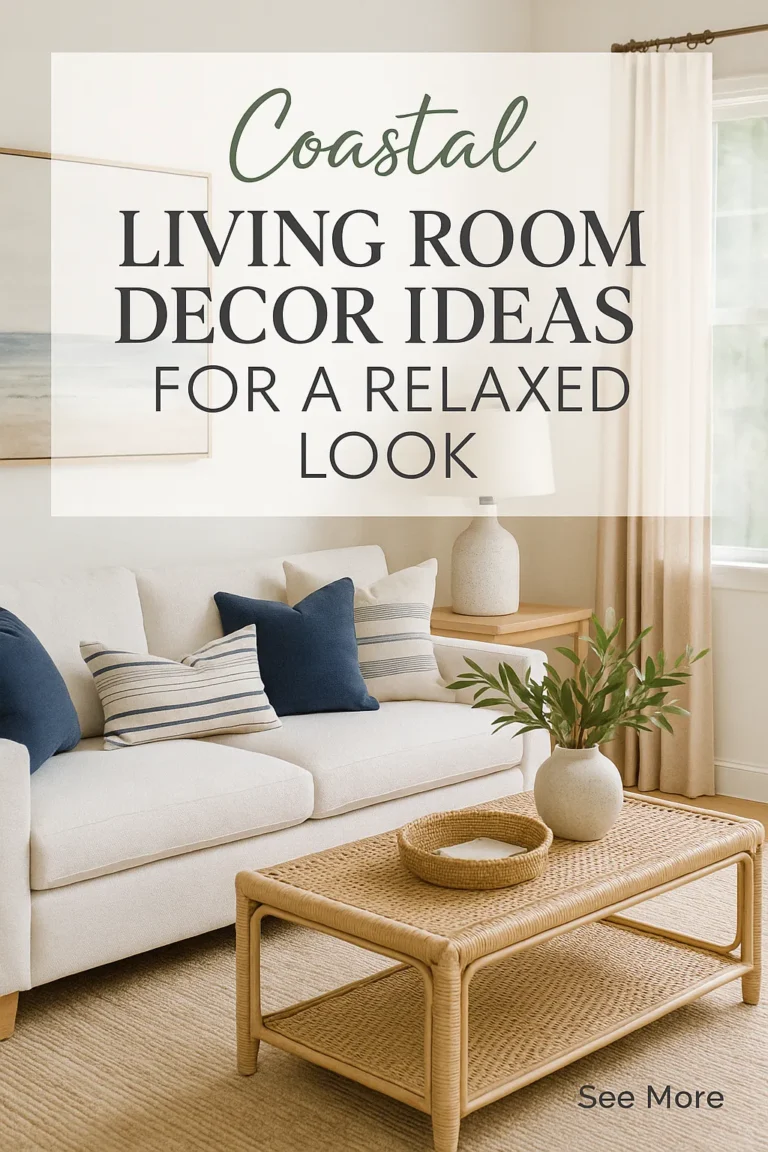 Coastal Living Room Decor Ideas for a Relaxed Look