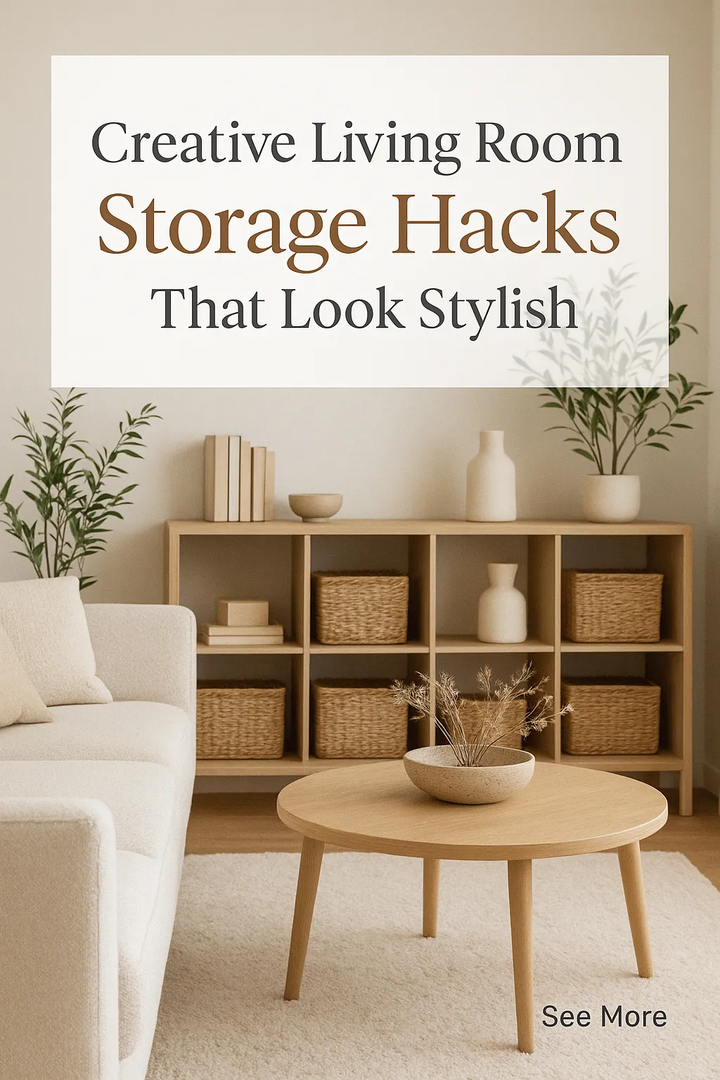 Creative Living Room Storage Hacks That Look Stylish