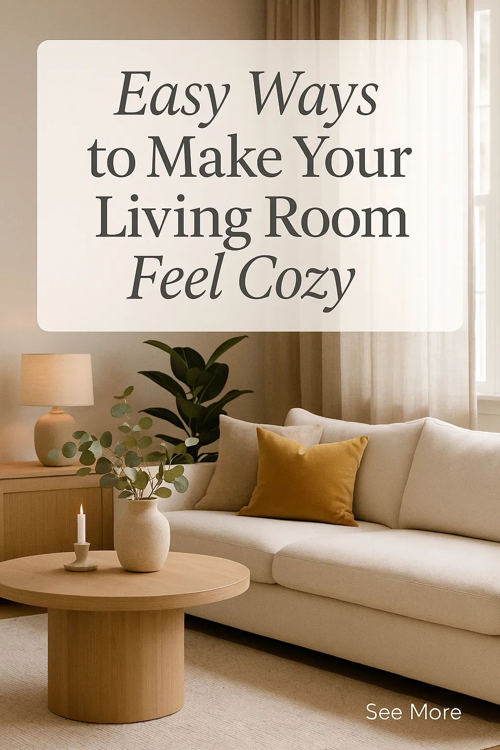 Easy Ways to Make Your Living Room Feel Cozy