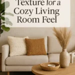 How to Add Texture for a Cozy Living Room Feel