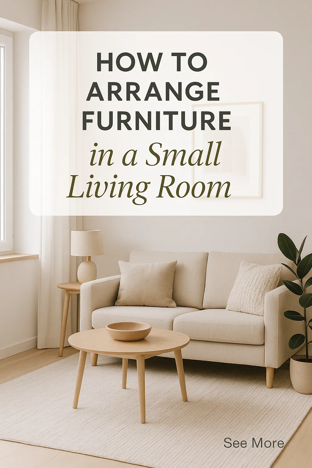 How to Arrange Furniture in a Small Living Room