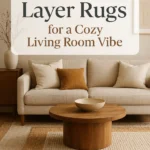 How to Layer Rugs for a Cozy Living Room Vibe