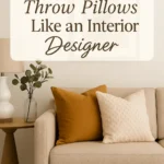 How to Style Throw Pillows Like an Interior Designer