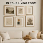 How to Style a Gallery Wall in Your Living Room
