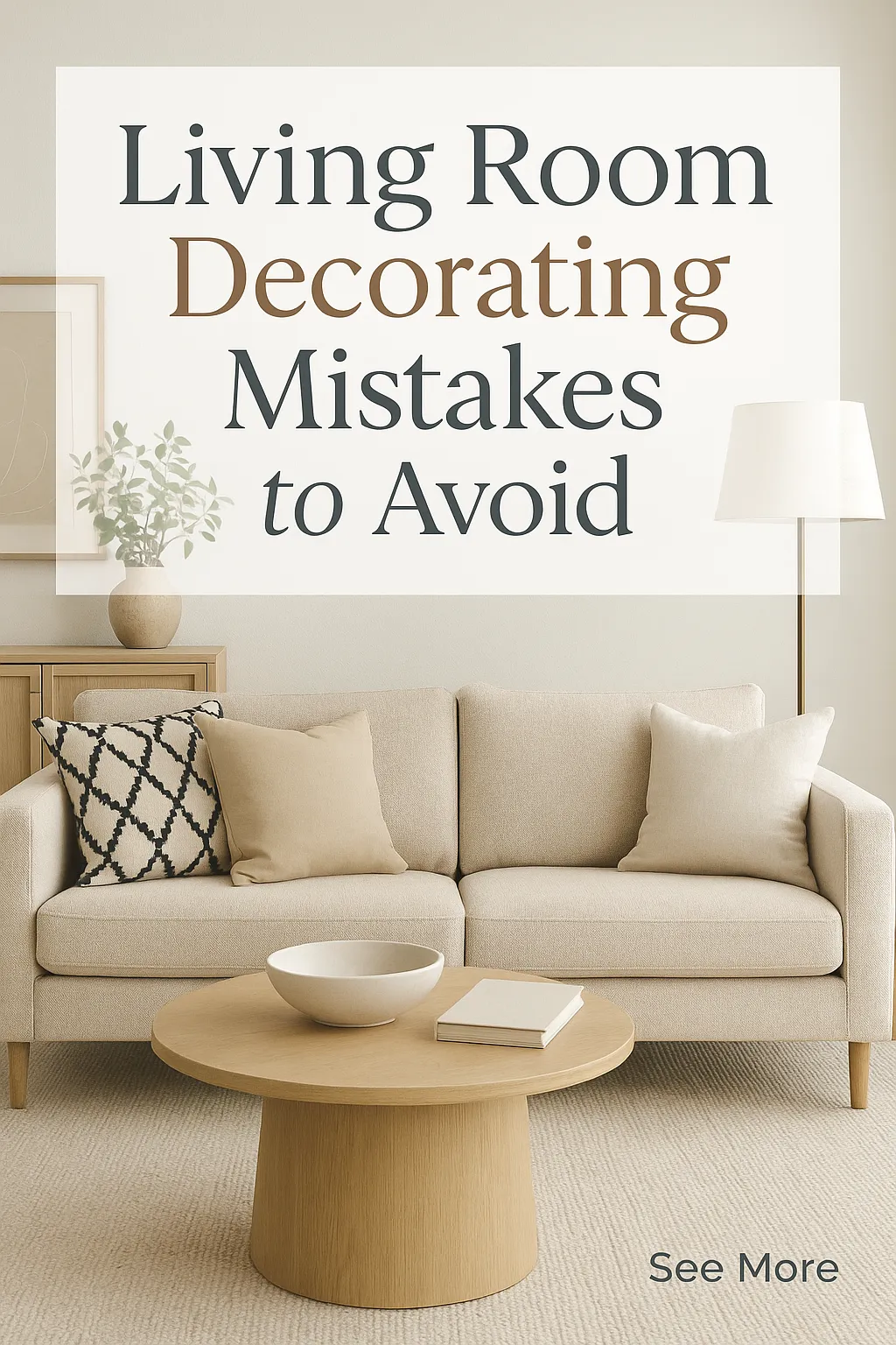 Living Room Decorating Mistakes to Avoid