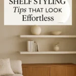 Living Room Shelf Styling Tips That Look Effortless