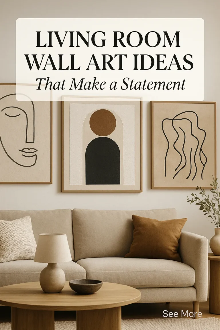Living Room Wall Art Ideas That Make a Statement