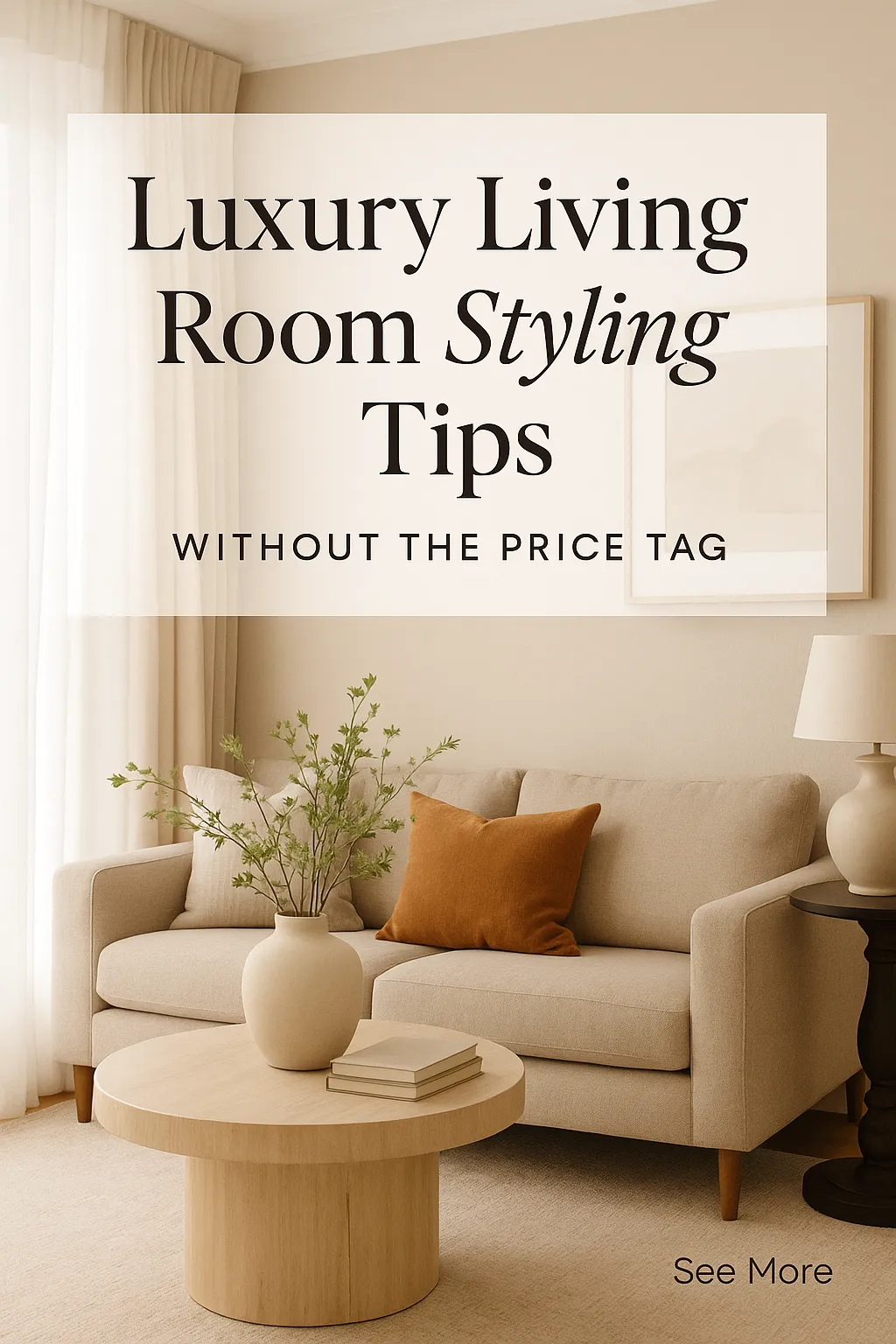 Luxury Living Room Styling Tips Without the Price Tag
