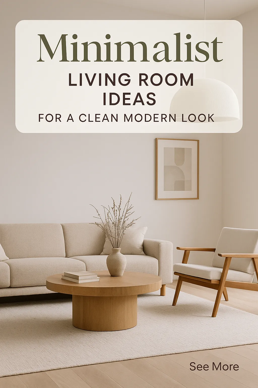 Minimalist Living Room Ideas for a Clean Modern Look