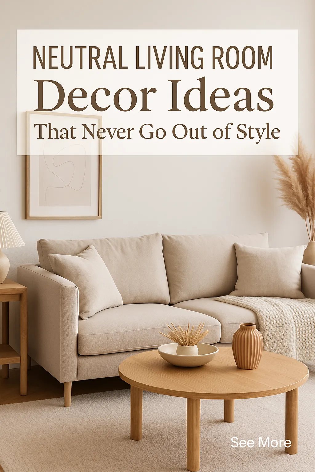 Neutral Living Room Decor Ideas That Never Go Out of Style