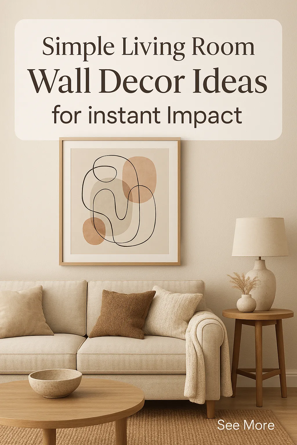 Simple Living Room Wall Decor Ideas for Instant Impact