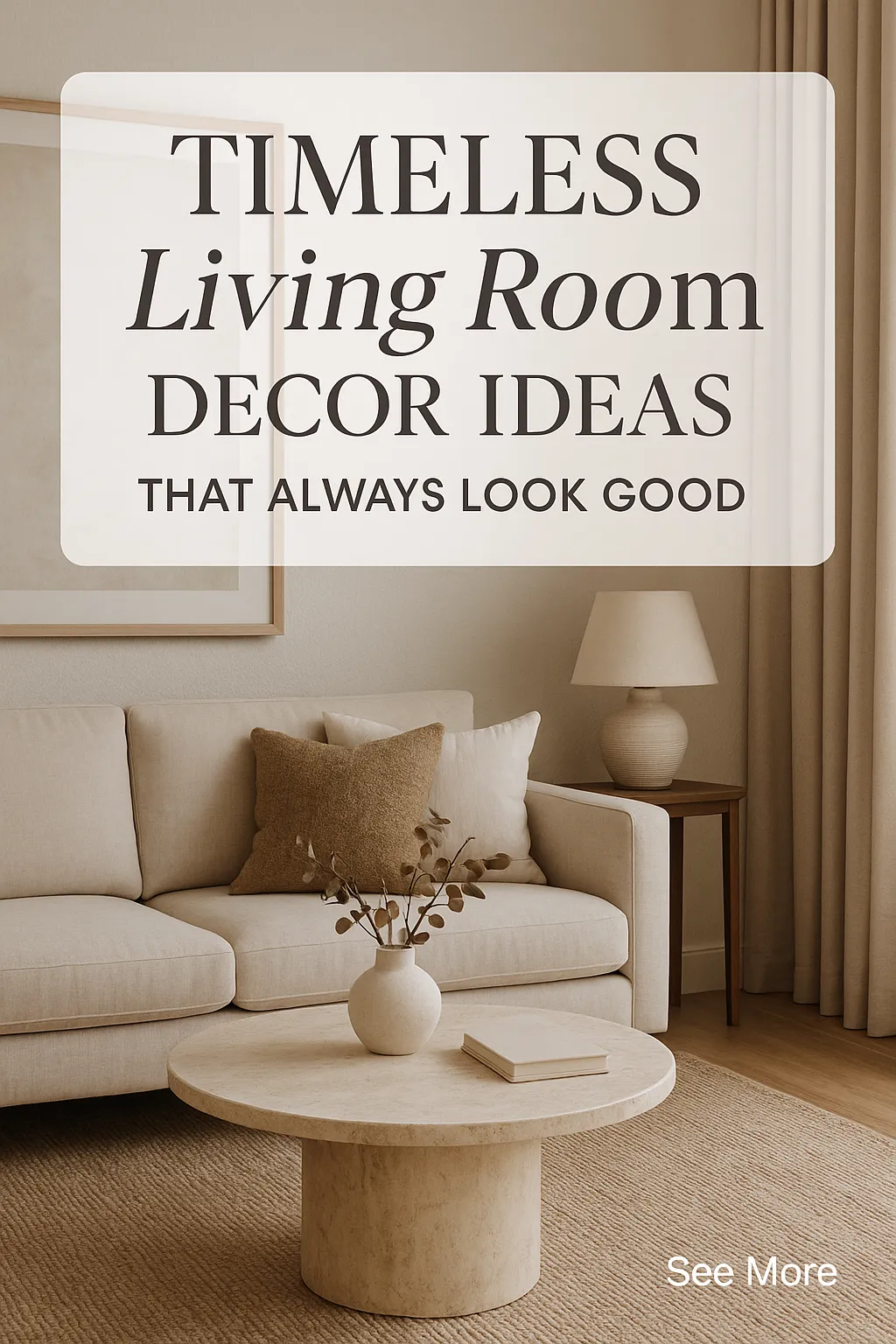 Timeless Living Room Decor Ideas That Always Look Good