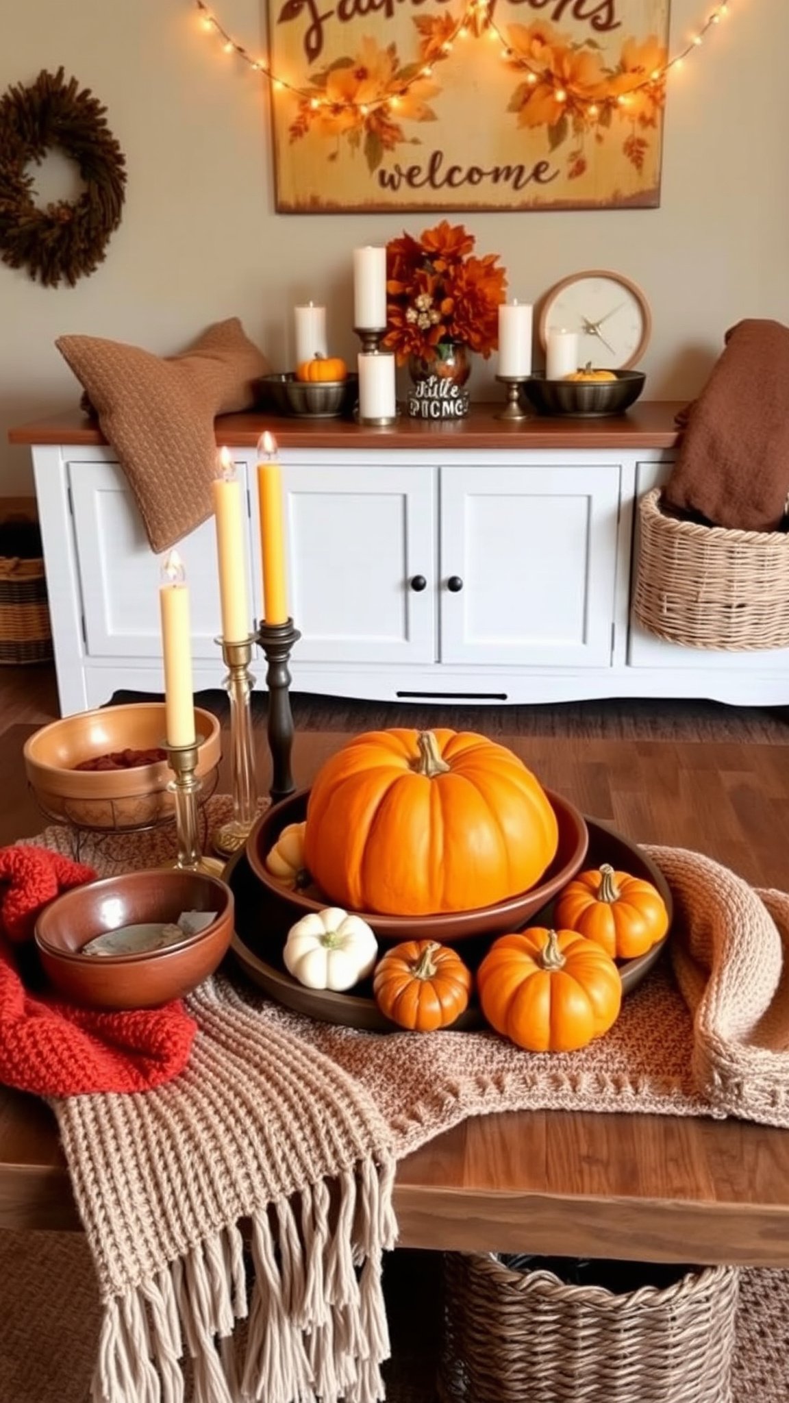 Autumn Coffee Table Styling