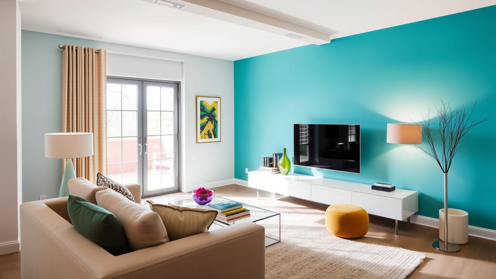 Modern Minimalist with a Color Pop