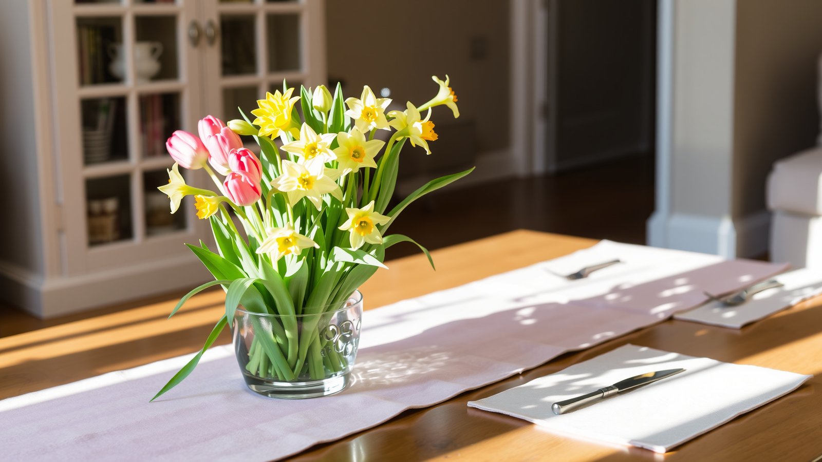 Spring Coffee Table Styling