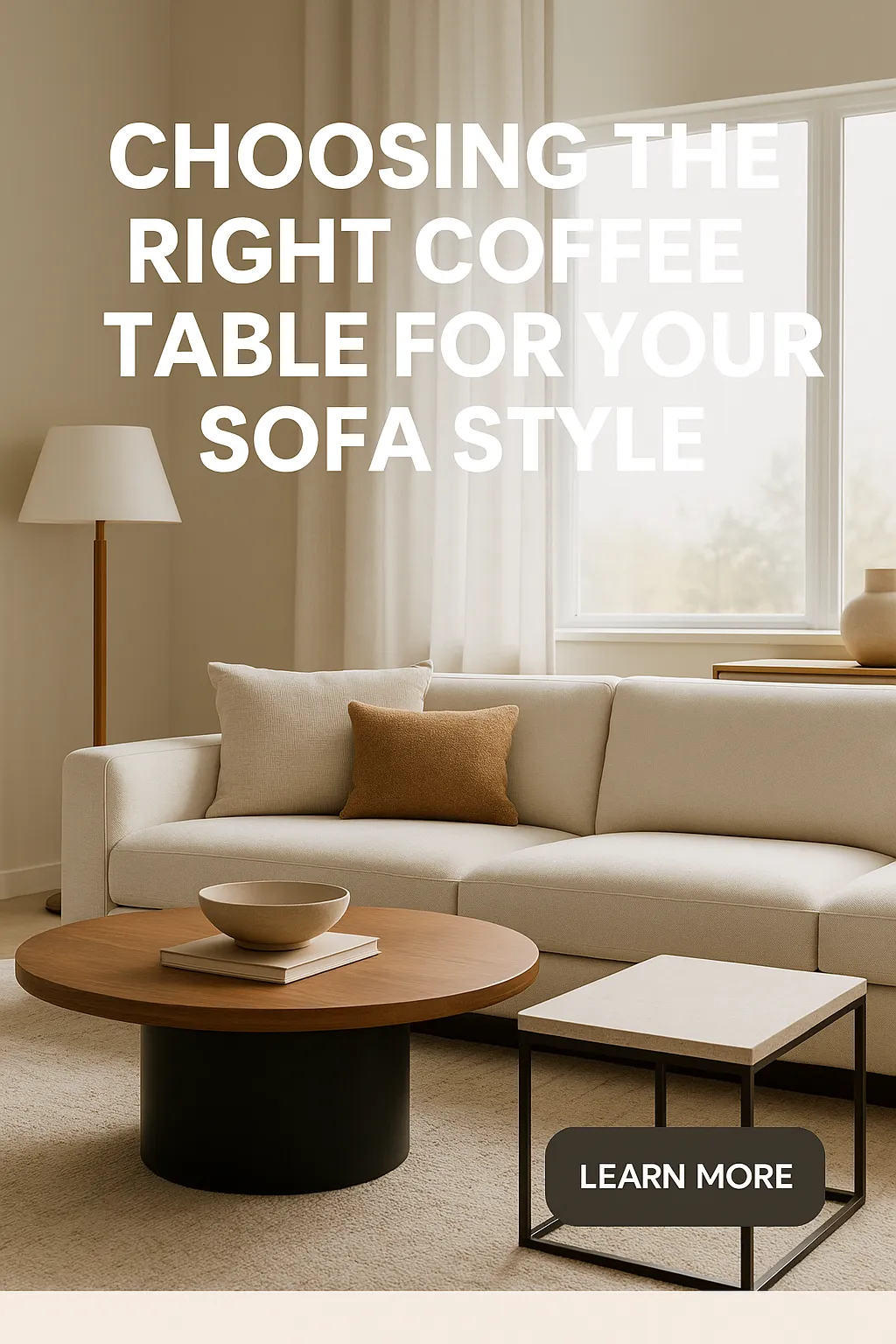 Choosing the Right Coffee Table for Your Sofa Style