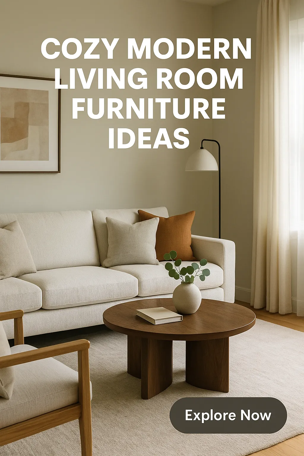 Cozy Modern Living Room Furniture Ideas