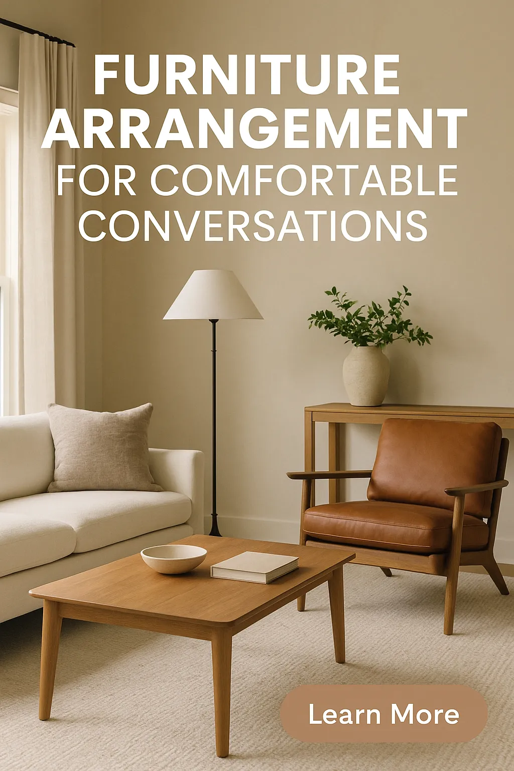 Furniture Arrangement for Comfortable Conversations