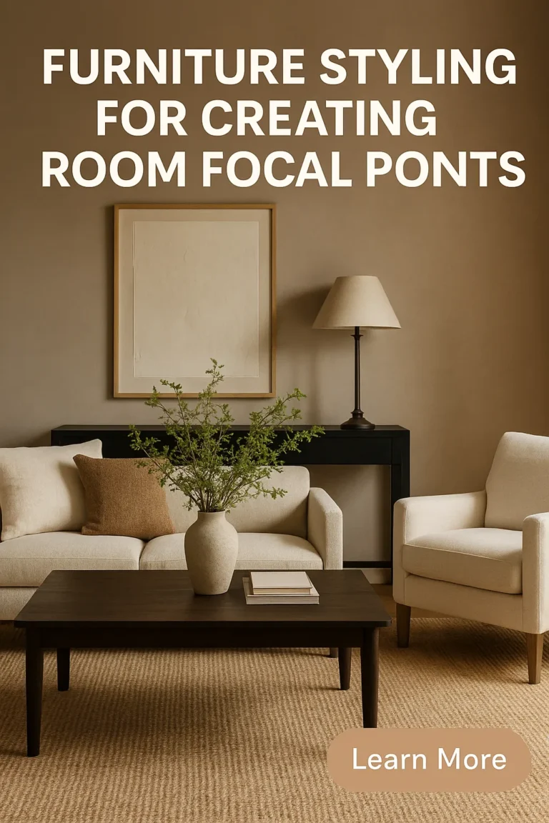 Furniture Styling for Creating Room Focal Points Furniture Styling for Creating Room Focal Points