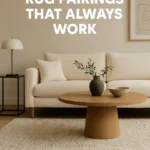 Furniture and Rug Pairings That Always Work