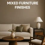How to Style a Living Room with Mixed Furniture Finishes
