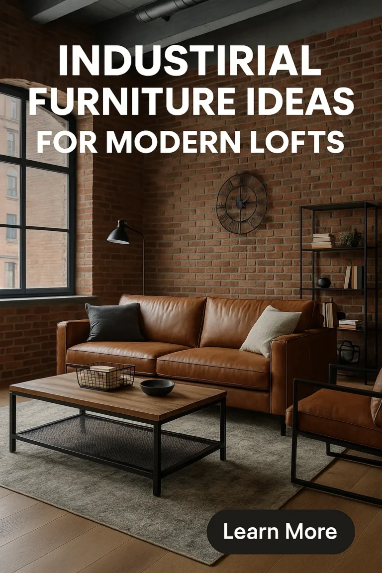 Industrial Furniture Ideas for Modern Lofts