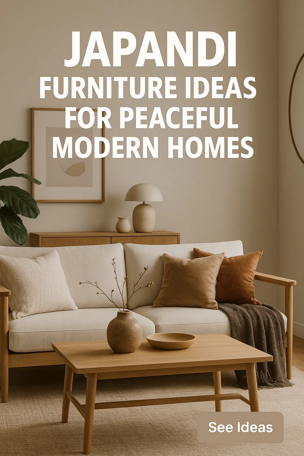 Japandi Furniture Ideas for Peaceful Modern Homes