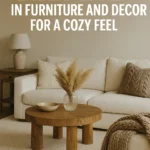 Layering Textures in Furniture and Decor for a Cozy Feel