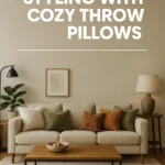 Modern Sofa Styling with Cozy Throw Pillows