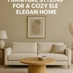 Neutral Modern Furniture Styling for a Cozy Elegant Home