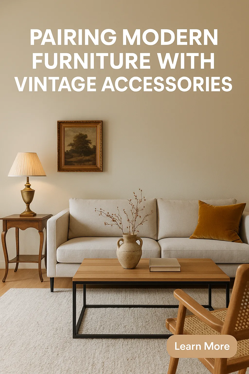 Pairing Modern Furniture with Vintage Accessories