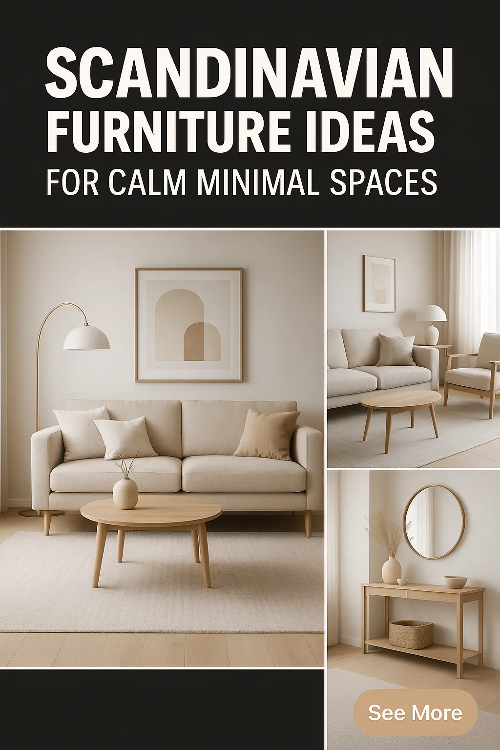 Scandinavian Furniture Ideas for Calm Minimal Spaces