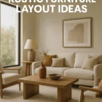 Warm Modern Rustic Furniture Layout Ideas