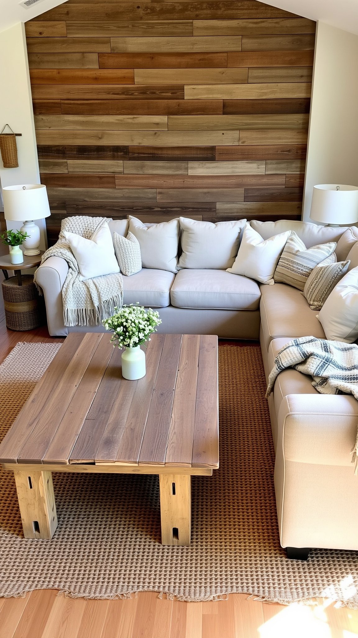 Design 1: Rustic Wood for Authentic Charm