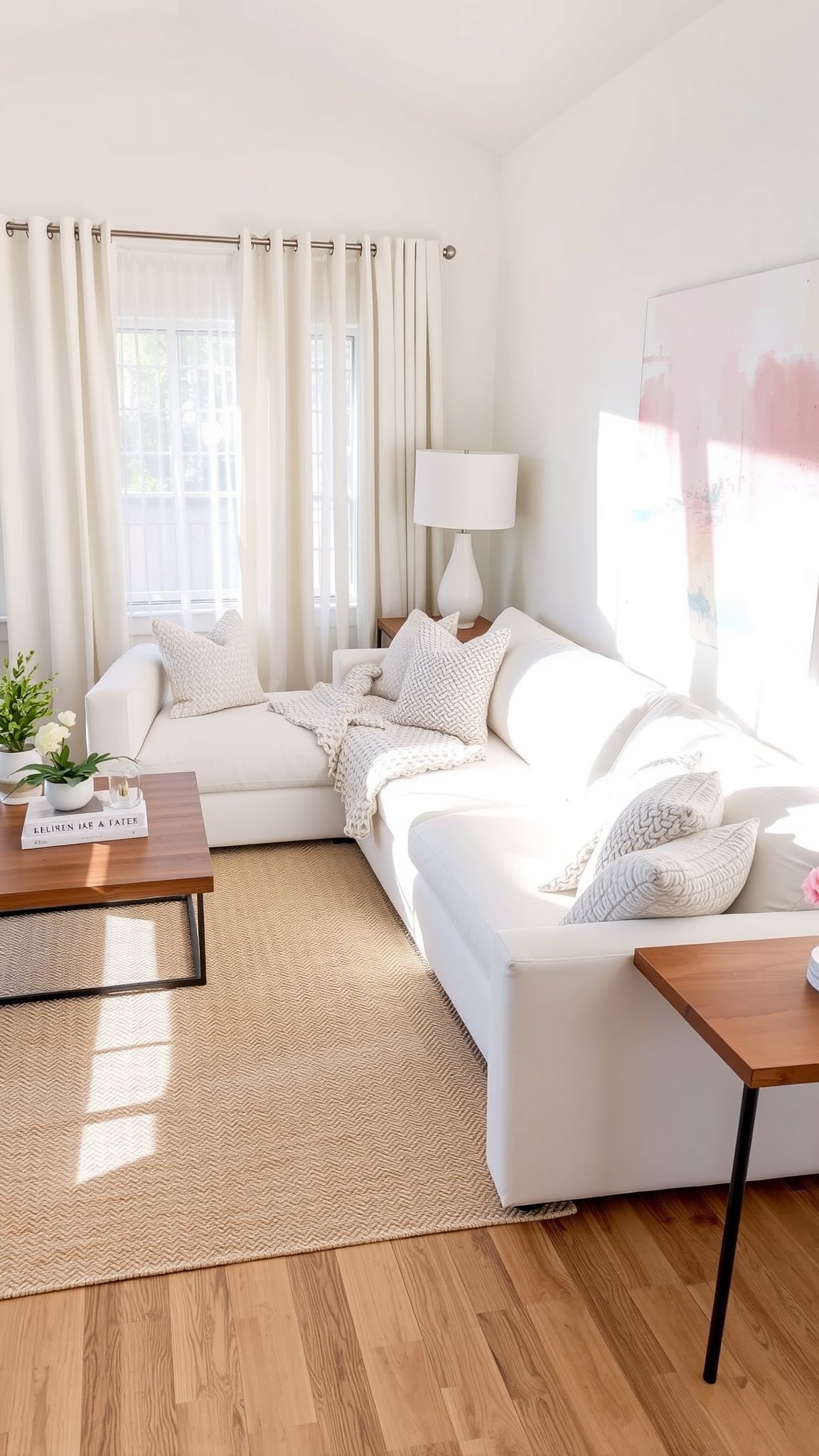 design 1 soft whites and textured Design 1: Soft Whites and Textured Textiles