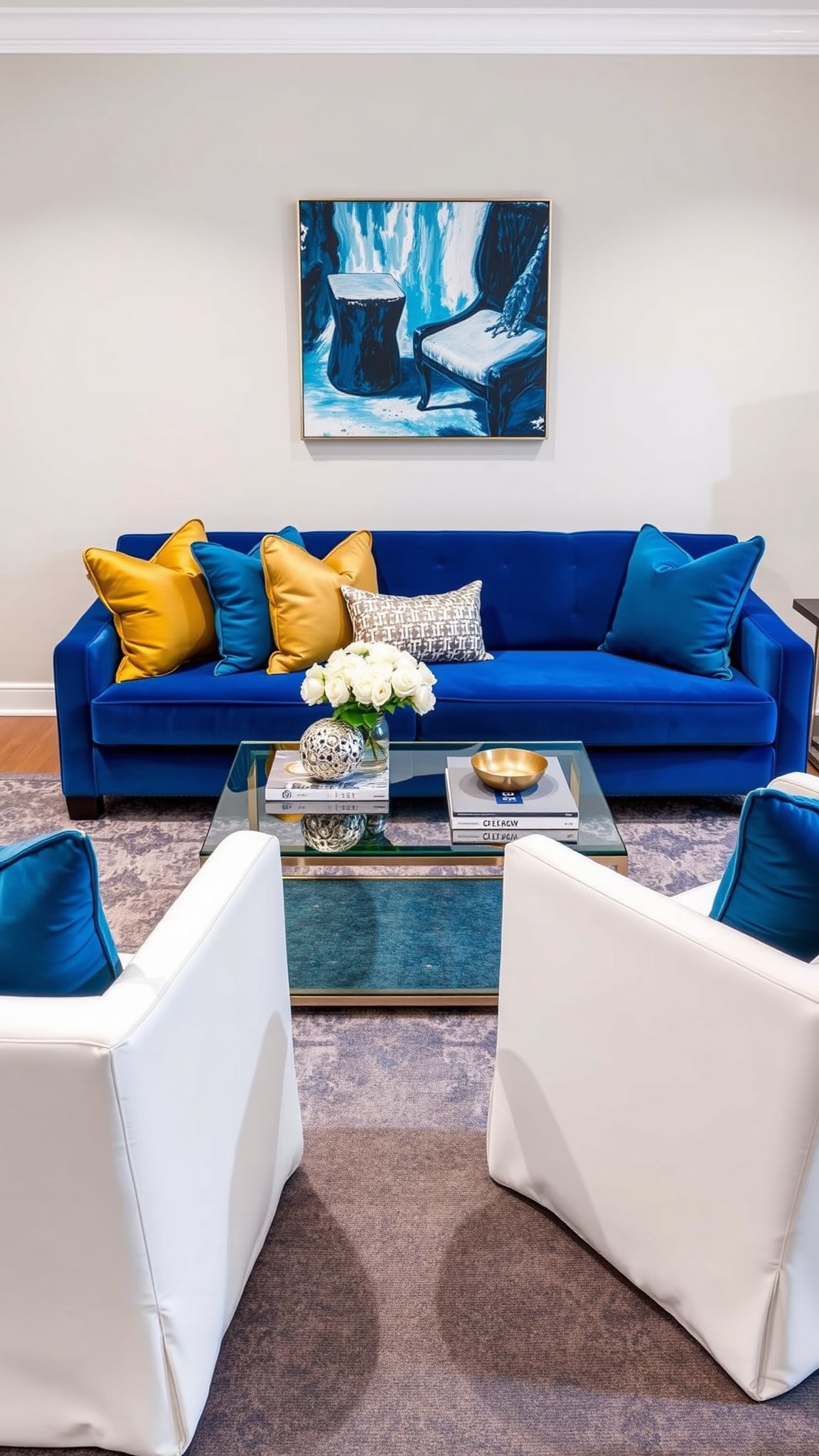 Design 1: Statement Sofas as Centerpieces