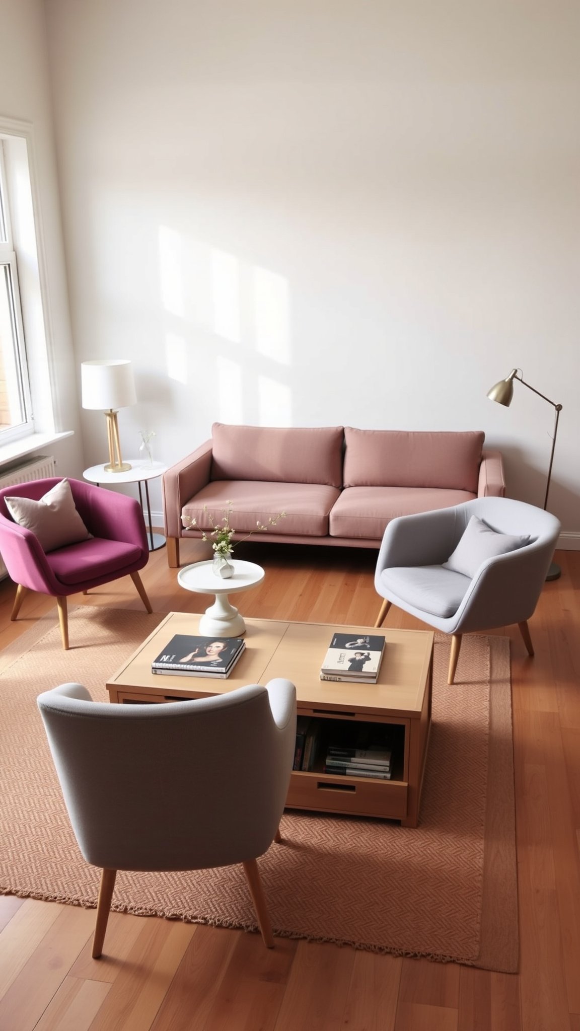 Design 2: Functional Furniture Arrangements