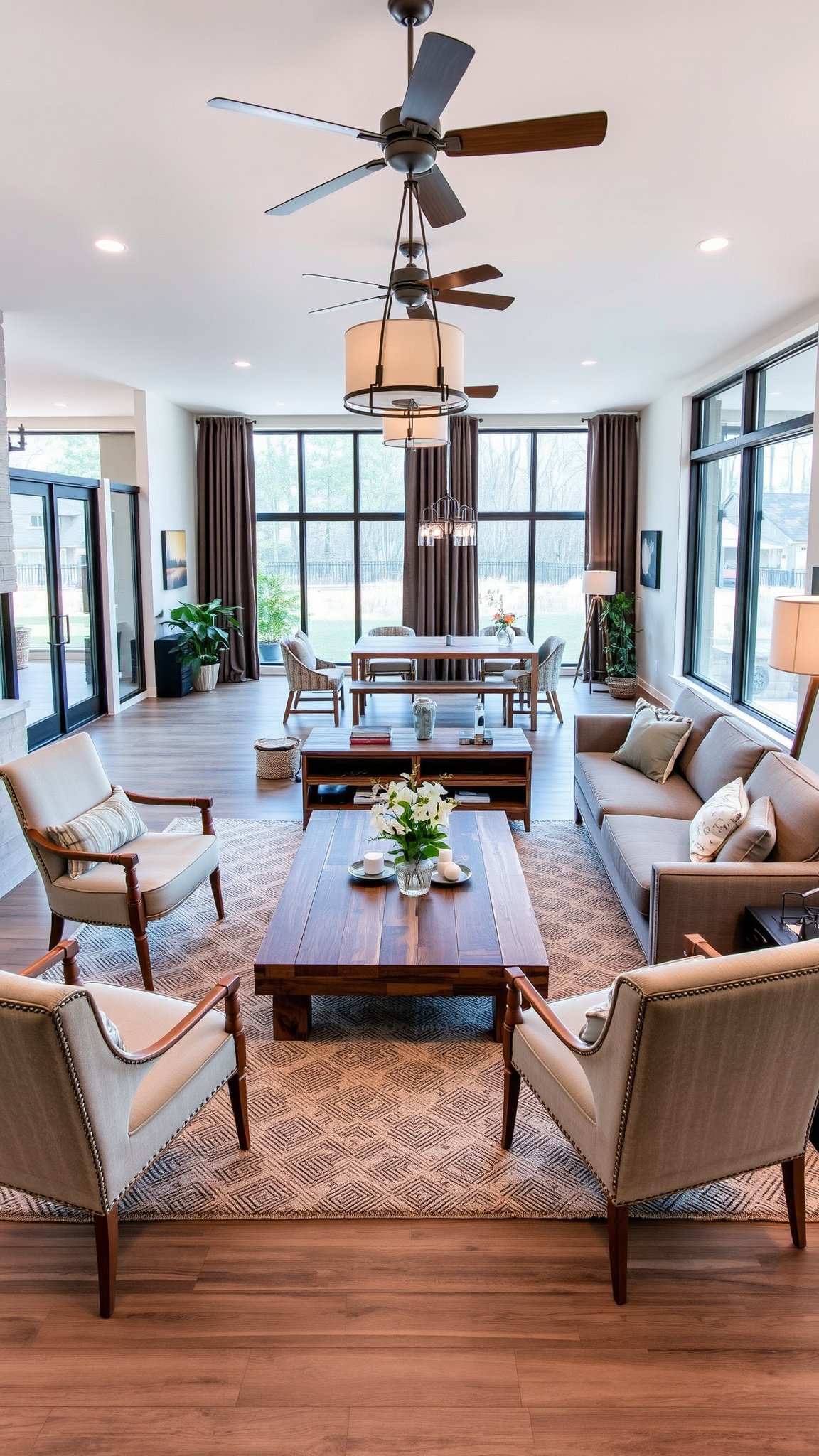 Design 2: Open Concept Living Spaces