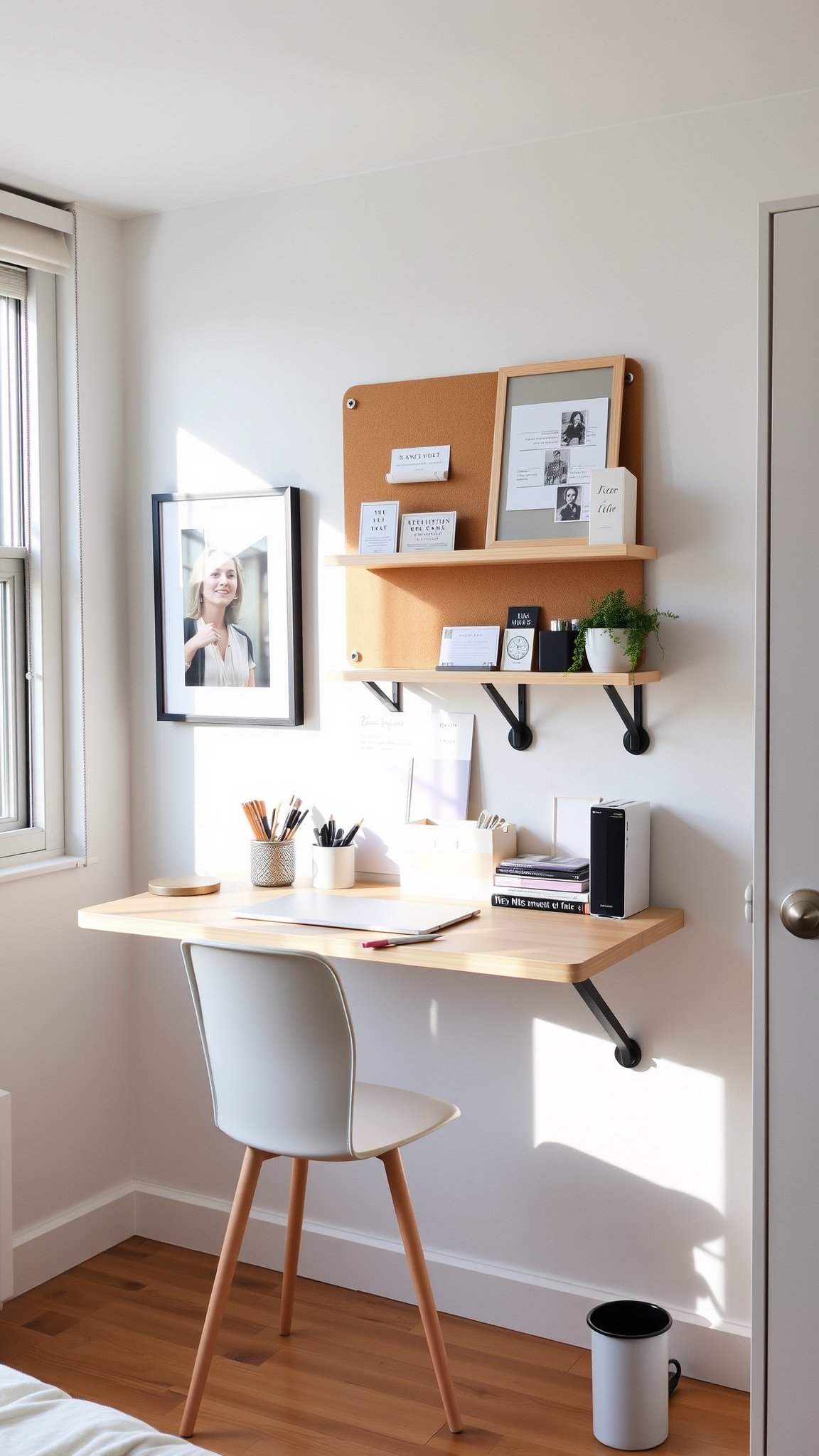 Design 2: Wall-Mounted Desks