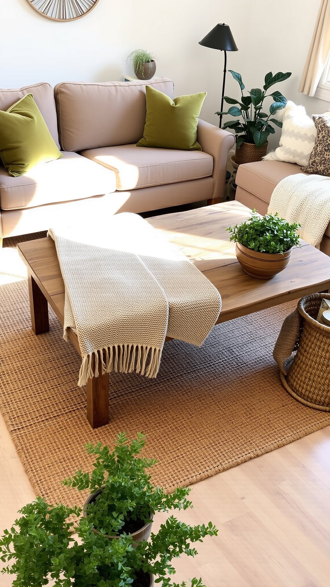 Design 3: Earthy Tones with Natural Textures