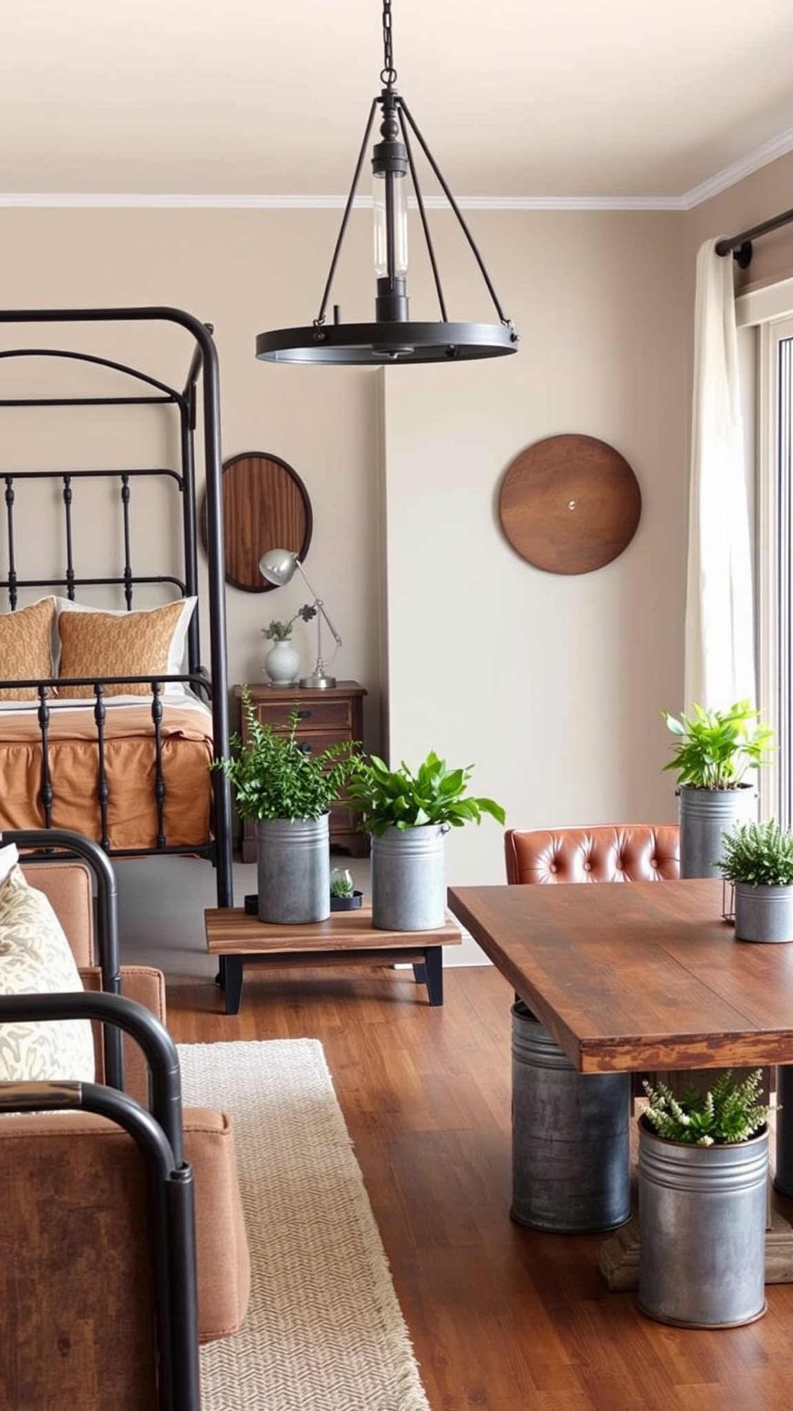 Design 3: Industrial Elements with Country Flair