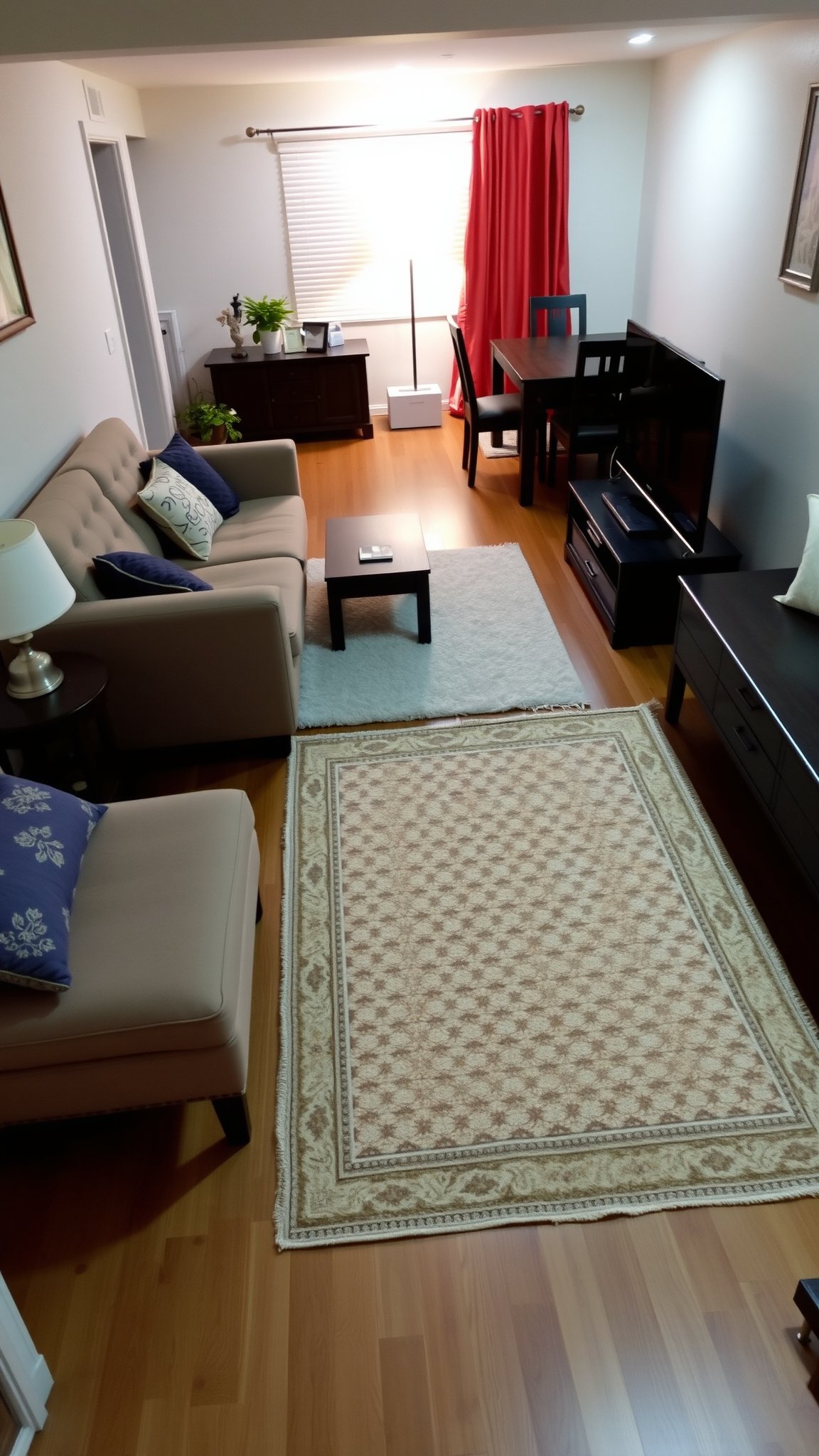 Design 3: Zoning with Area Rugs