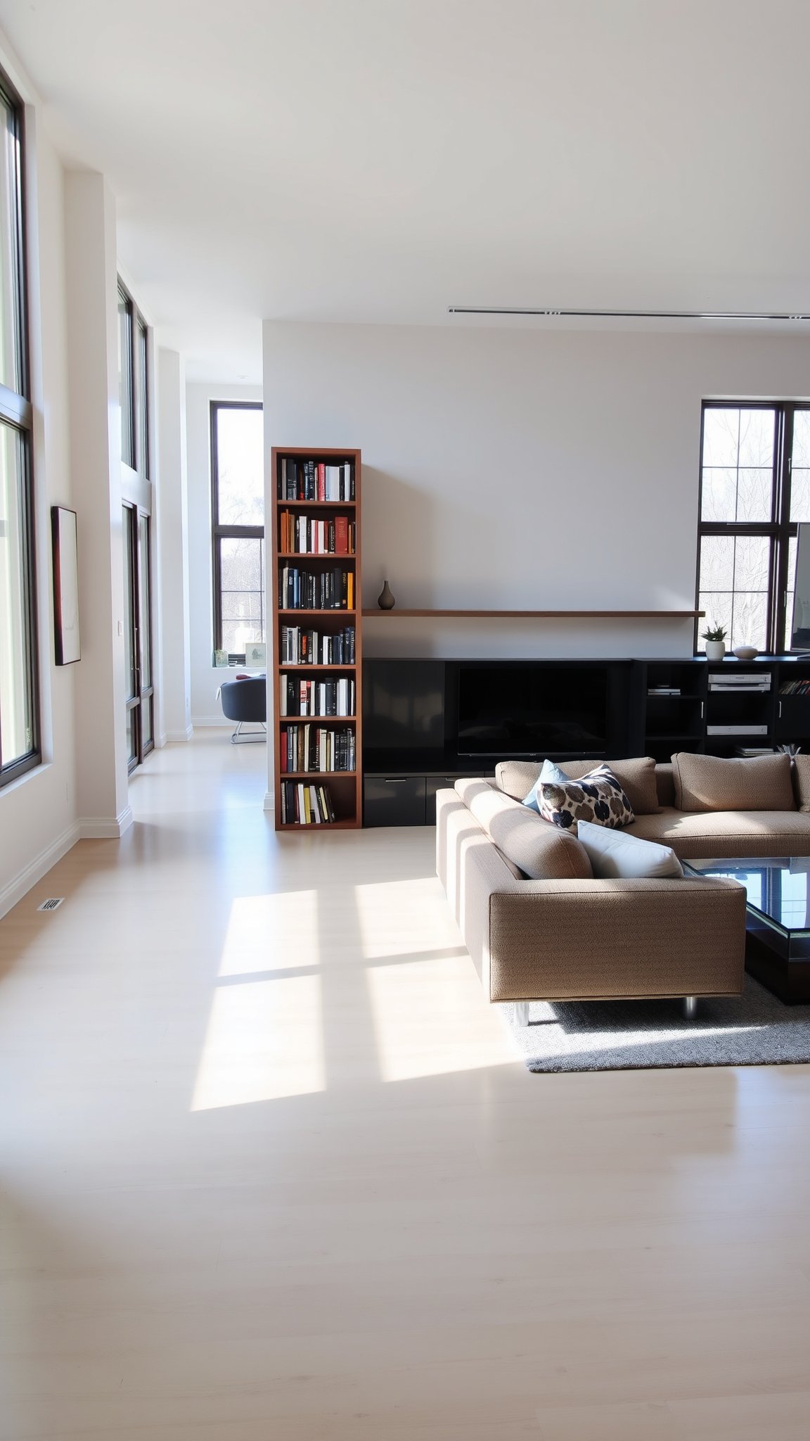 design 4 emphasize vertical space with tall furniture Design 4: Emphasize Vertical Space with Tall Furniture