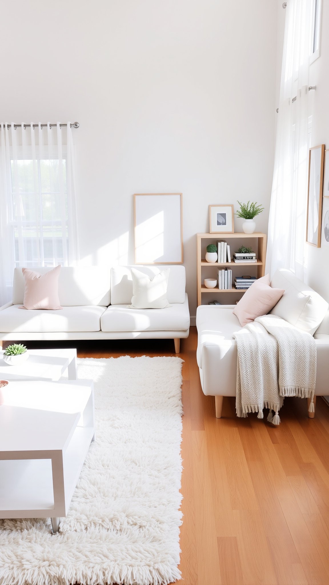 Design 4: Minimalist White with Soft Accents