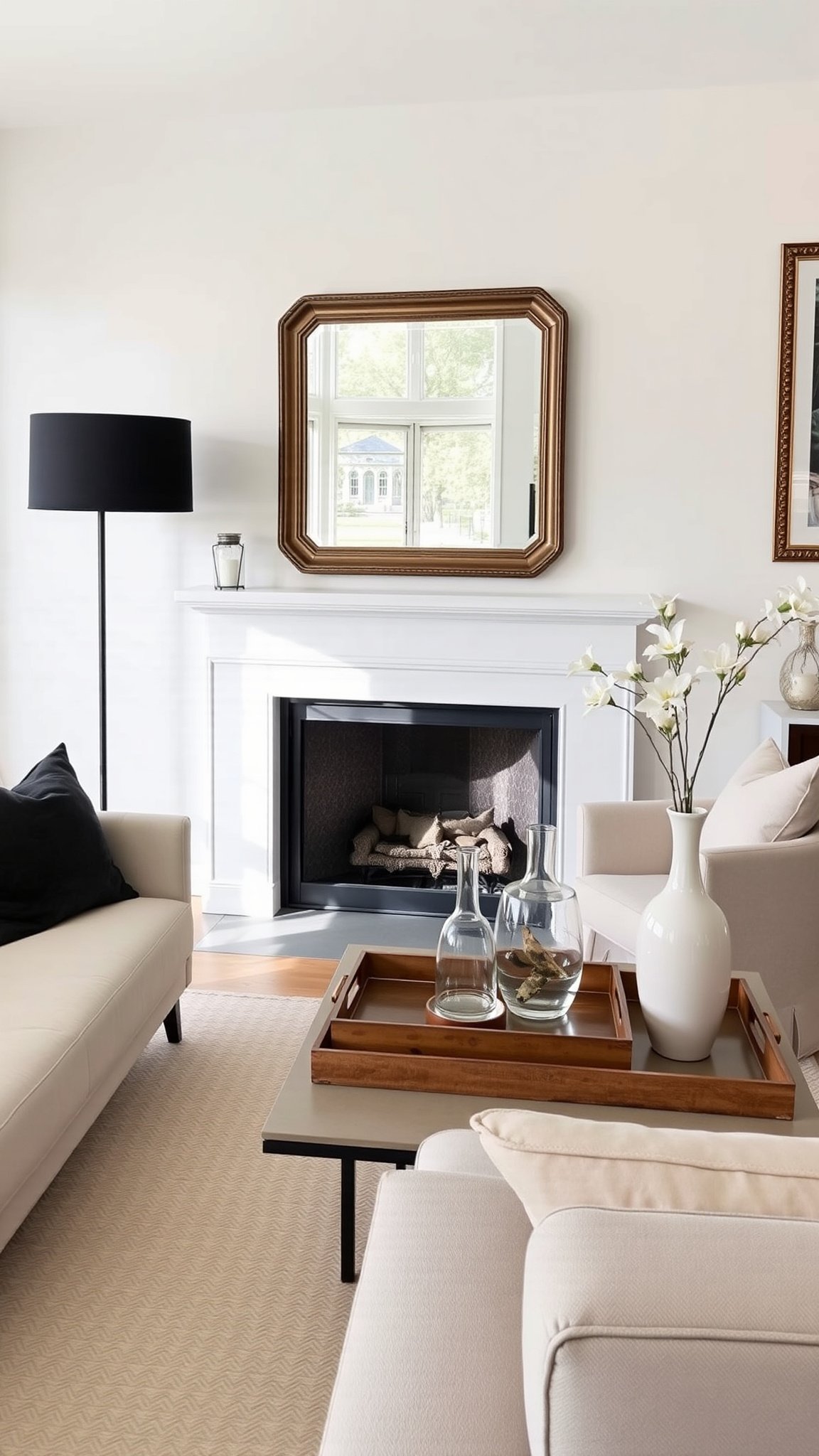 Design 4: Vintage Accents in a Modern Space