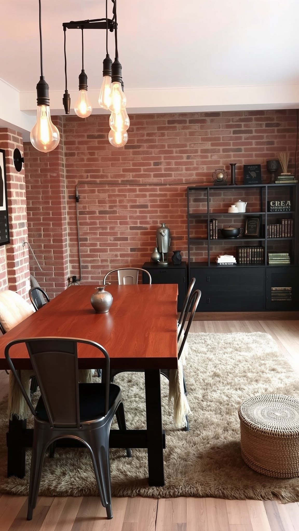 Design 5: Industrial Edge with Warm Accents