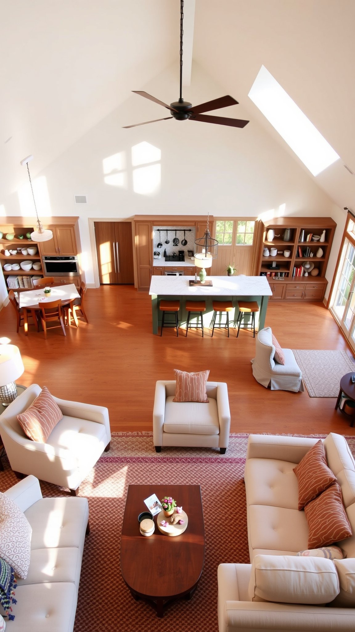 Design 5: Open Spaces with Functional Layouts